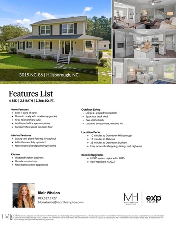 3015 North Carolina 86, Hillsborough, NC 27278