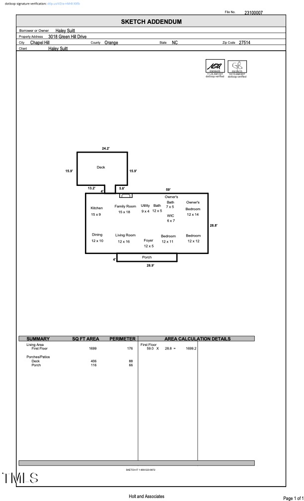 3018 Green Hill Dr, Chapel Hill, NC 27514