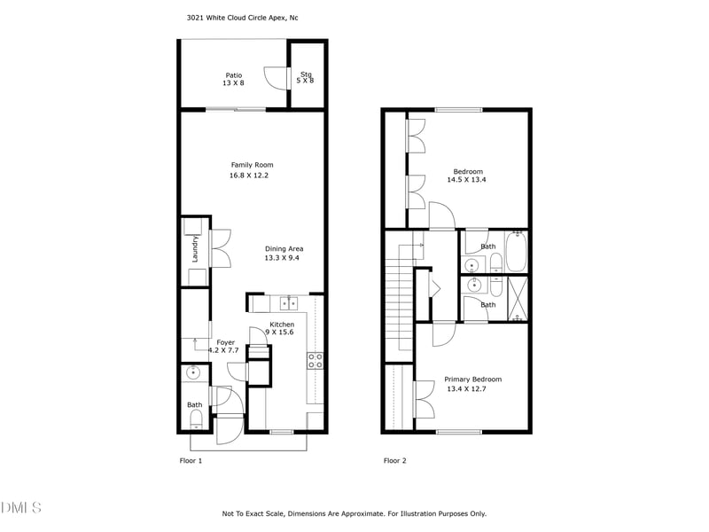 3021 White Cloud Cir, Apex, NC 27502