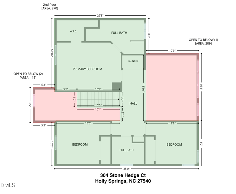 304 Stone Hedge Ct, Holly Springs, NC 27540