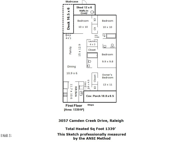 3057 Camden Creek Dr, Raleigh, NC 27610