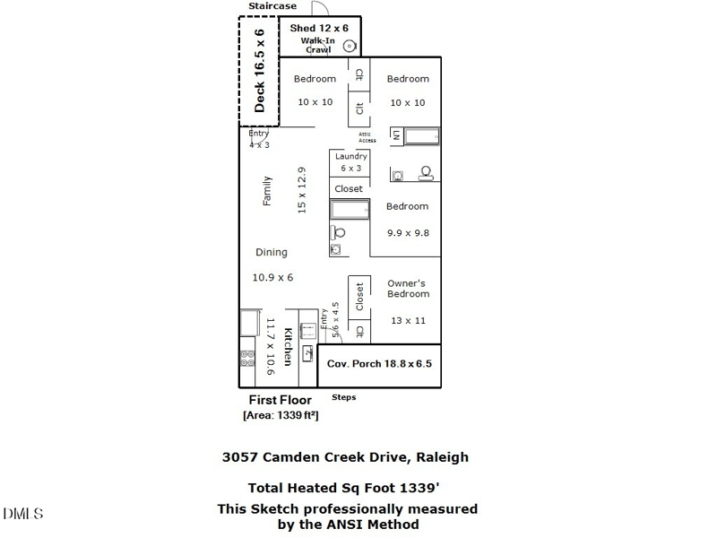 3057 Camden Creek Dr, Raleigh, NC 27610