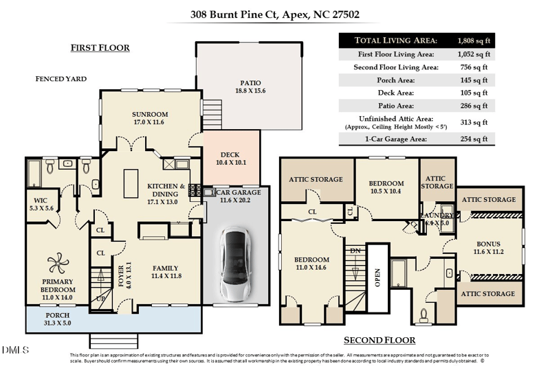 308 Burnt Pine Ct, Apex, NC 27502