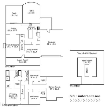 309 Timber Cut Ln, Apex, NC 27502