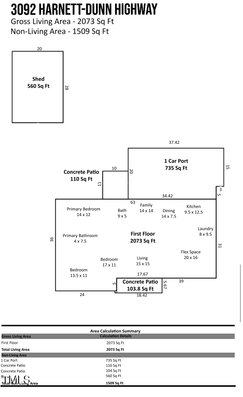 3092 Harnett Dunn Hw, Dunn, NC 28334