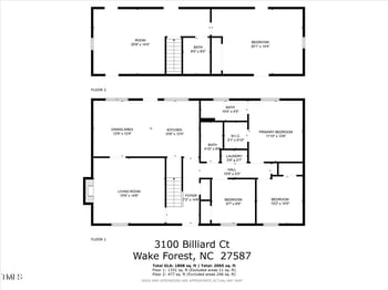 3100 Billiard Ct, Wake Forest, NC 27587
