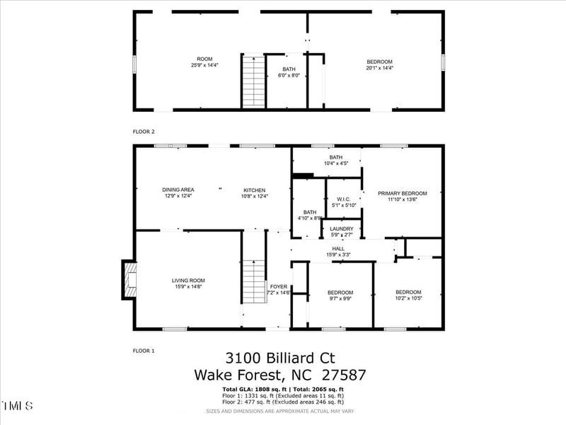 3100 Billiard Ct, Wake Forest, NC 27587