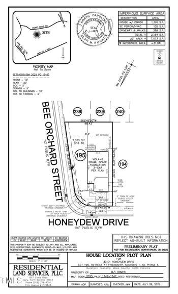 3101 Honeydew Dr Lot 198, Apex, NC 27502