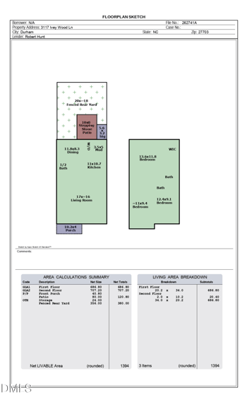 3117 Ivey Wood Ln, Durham, NC 27703