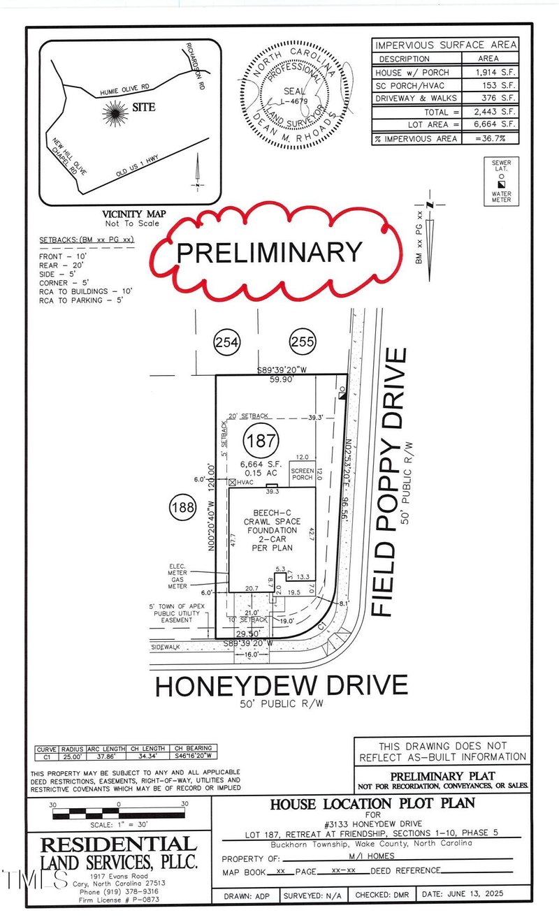 3133 Honeydew Dr Lot 187, Apex, NC 27502