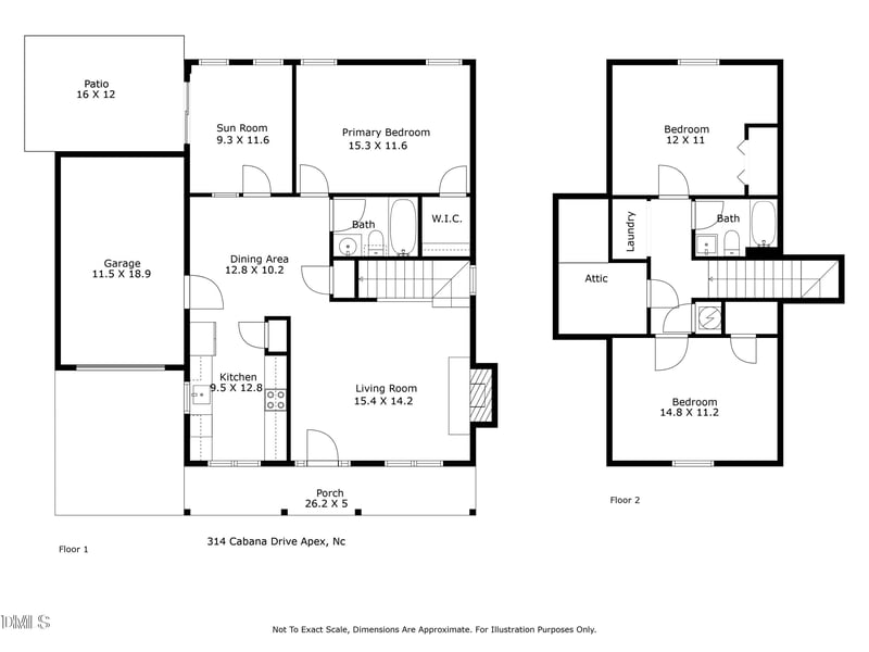 314 Cabana Dr, Apex, NC 27539