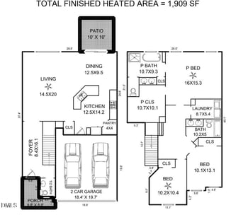 3157 Retama Rn, New Hill, NC 27562