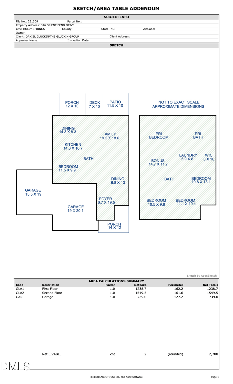 316 Silent Bend Dr, Holly Springs, NC 27540