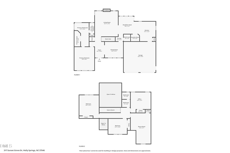 317 Sunset Grove Dr, Holly Springs, NC 27540