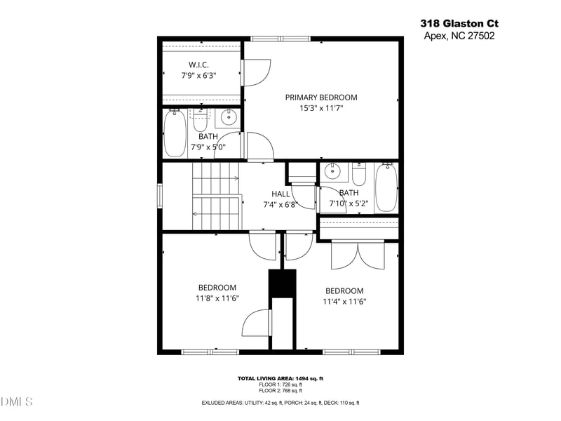 318 Glaston Ct, Apex, NC 27502