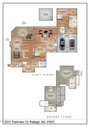 3201 Fieldview Ct, Raleigh, NC 27607