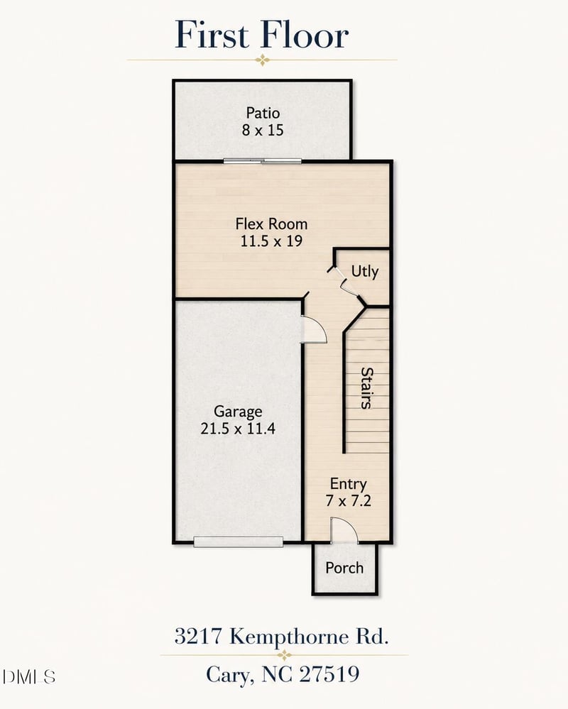 3217 Kempthorne Rd, Cary, NC 27519