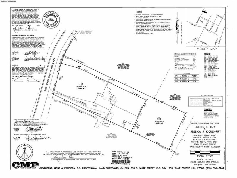 328 Rock Spring Rd Lot 2, Wake Forest, NC 27587