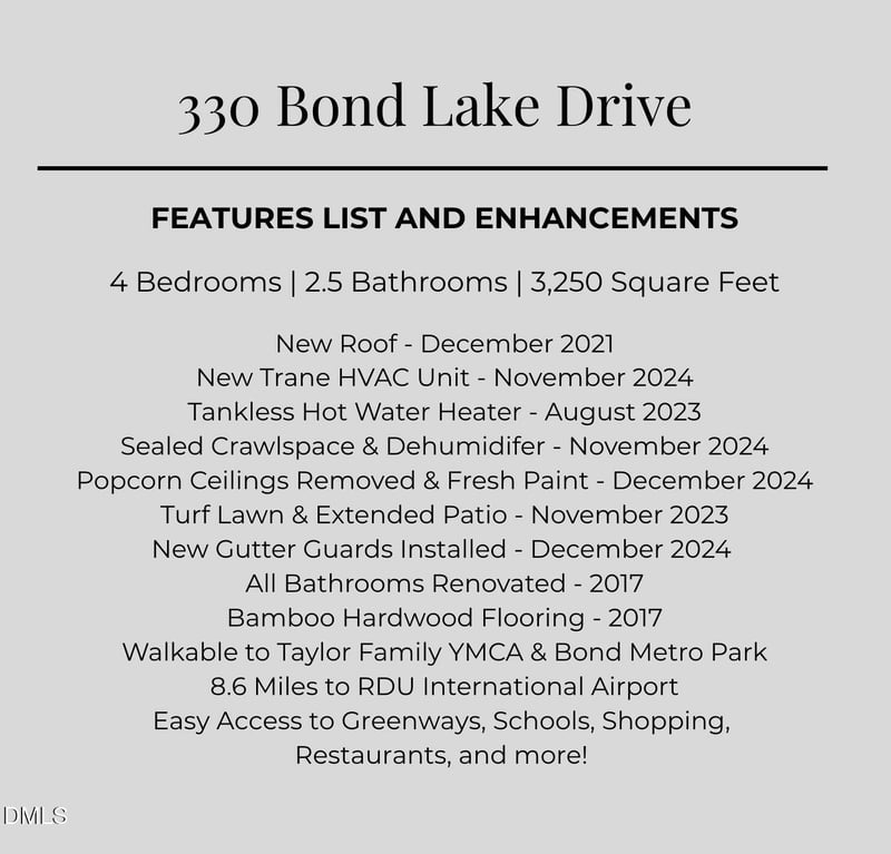 330 Bond Lake Dr, Cary, NC 27513