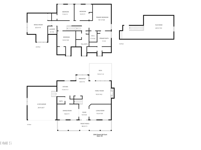 3304 Drexel Hill Ct, Apex, NC 27539