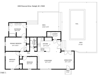 3305 Pinecrest Dr, Raleigh, NC 27609