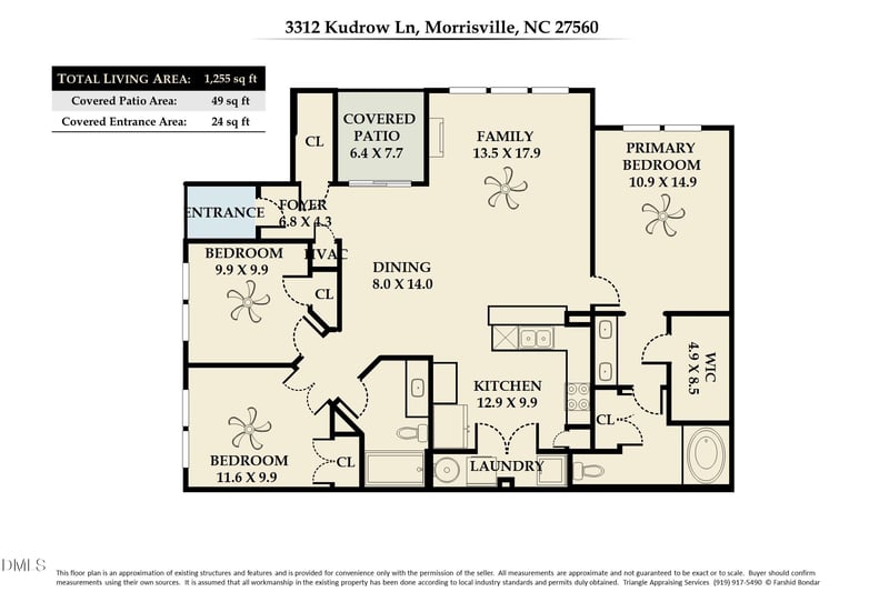 3312 Kudrow Ln, Morrisville, NC 27560