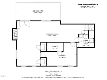 3316 Marblehead Ln, Raleigh, NC 27612