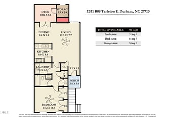 3331 Tarleton E #B 08, Durham, NC 27713