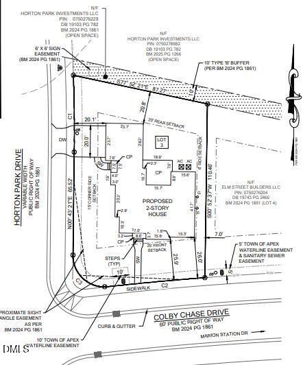 3332 Colby Chase Dr Lot 3, Apex, NC 27539