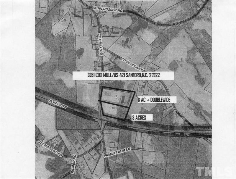 3351 Cox Mill Rd Lot 1 and 2, Sanford, NC 27332