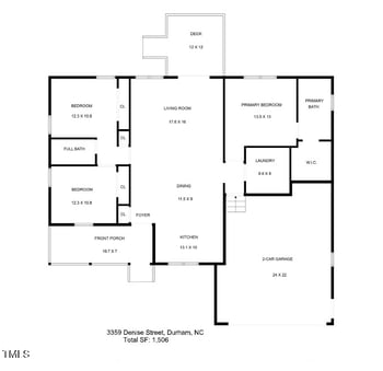 3359 Denise St, Durham, NC 27704