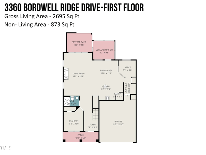 3360 Bordwell Ridge Dr, New Hill, NC 27562