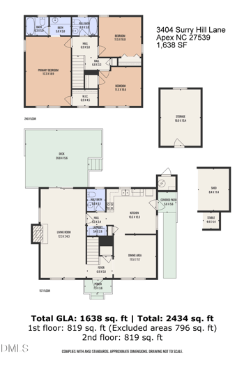 3404 Surry Hill Ln, Apex, NC 27539