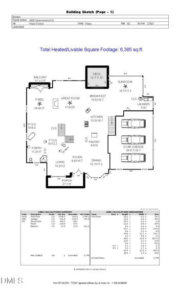 3405 Sparrowwood Dr, Wake Forest, NC 27587