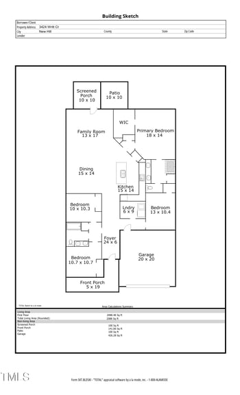 3424 Writt Ct, New Hill, NC 27562