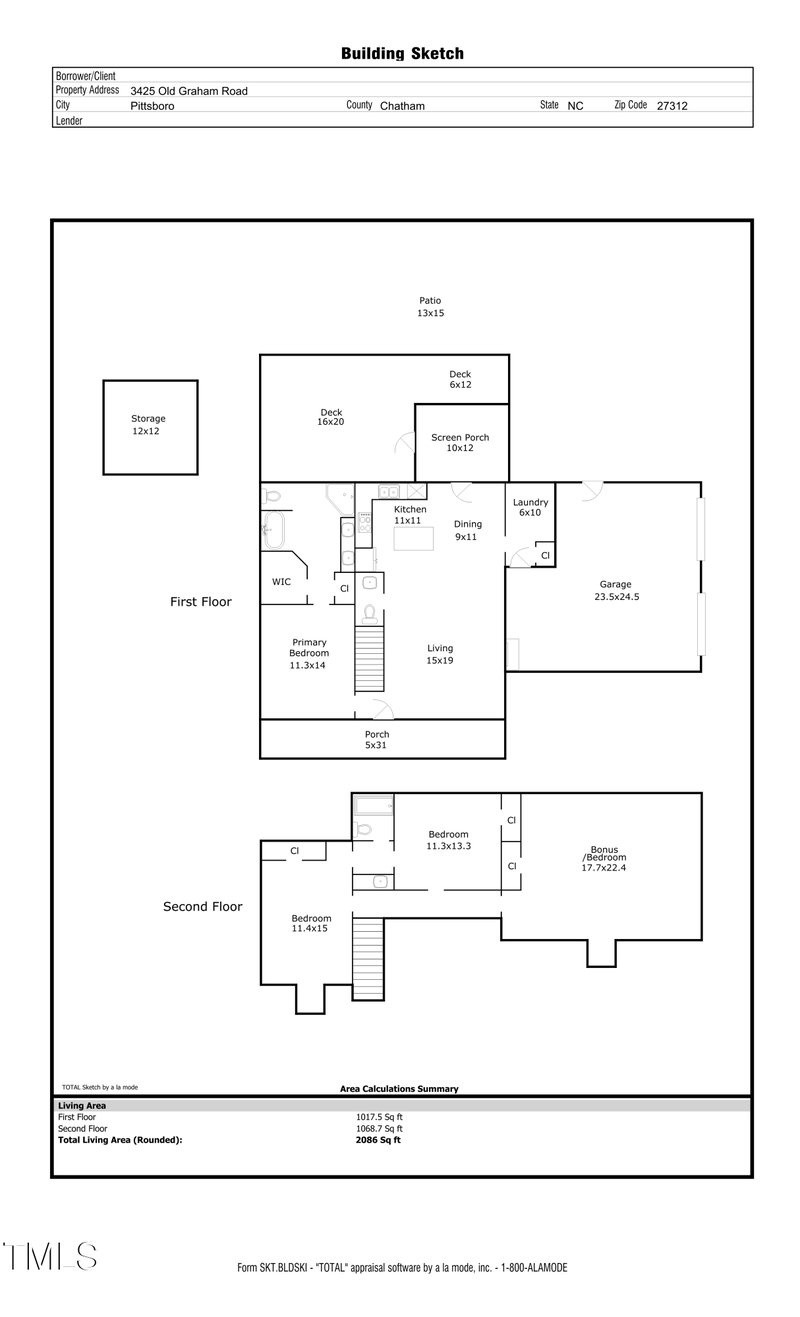 3425 Old Graham Rd, Pittsboro, NC 27312