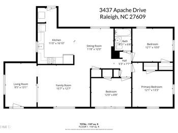 3437 Apache Dr, Raleigh, NC 27609