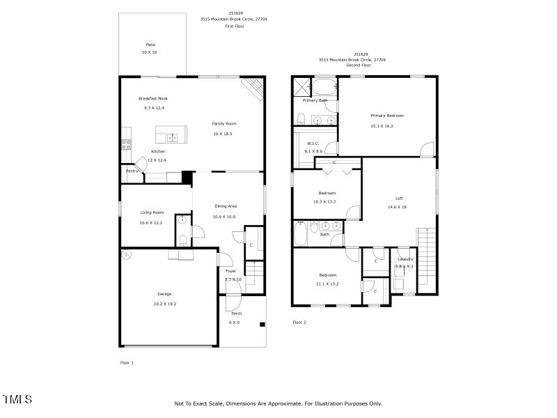 3515 Mountain Brook Cir, Durham, NC 27704