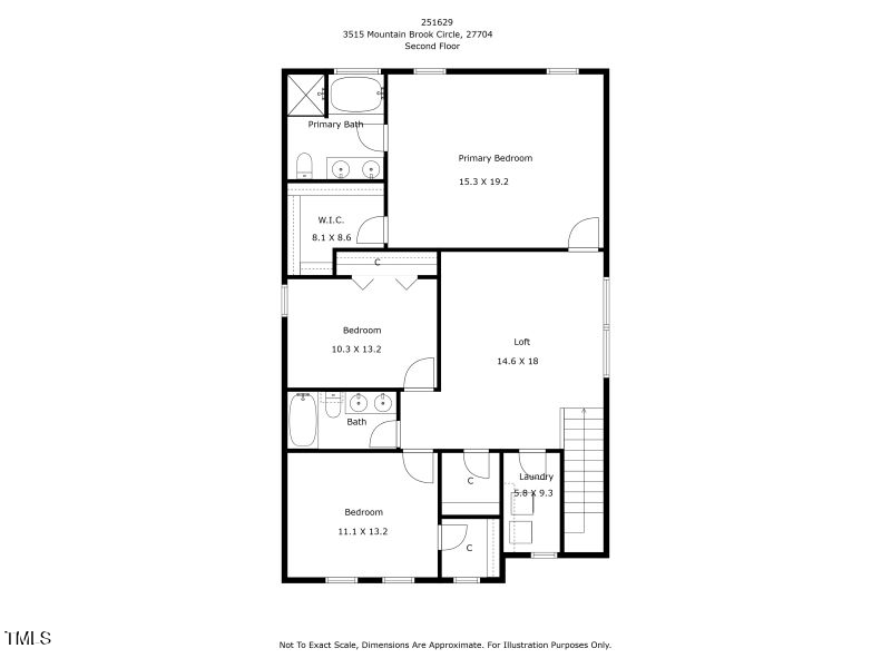 3515 Mountain Brook Cir, Durham, NC 27704