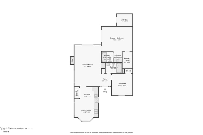 3534 Rawdon Dr, Durham, NC 27713