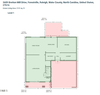 3609 Bretton Mill Dr, Raleigh, NC 27616