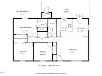 3612 Nolabee Ln, Wake Forest, NC 27587