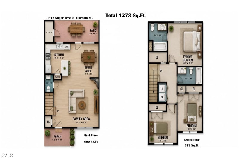 3617 Sugar Tree Pl, Durham, NC 27713