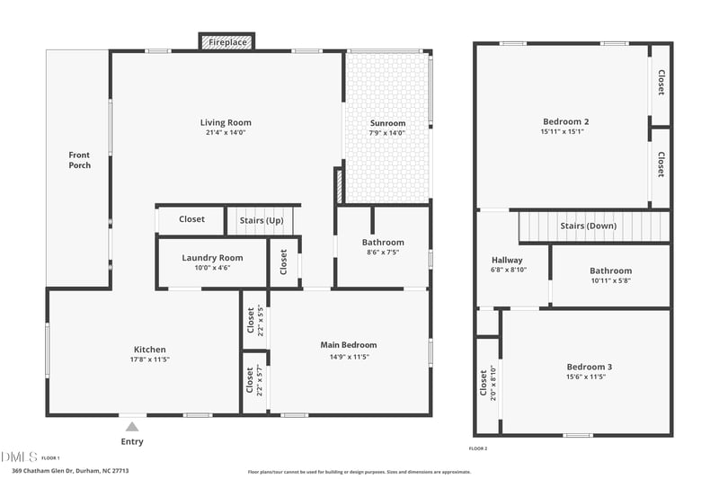 369 Chatham Glen Dr, Durham, NC 27713