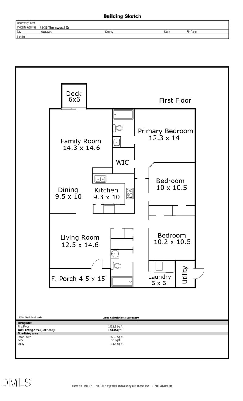 3708 Thornwood Dr, Durham, NC 27703