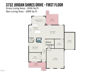 3732 Jordan Shires Dr, New Hill, NC 27562