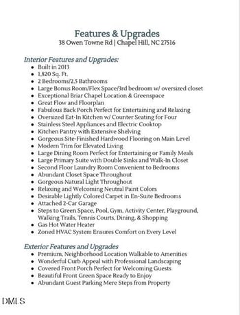 38 Owen Towne Rd, Chapel Hill, NC 27516