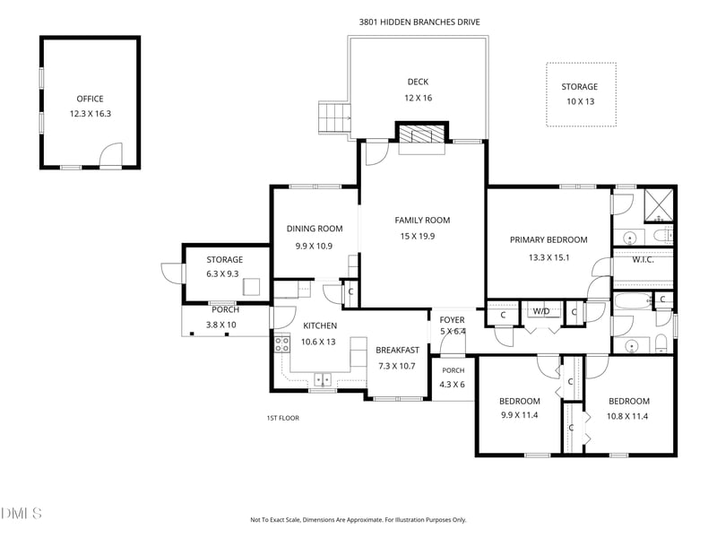 3801 Hidden Branches Dr, Raleigh, NC 27613