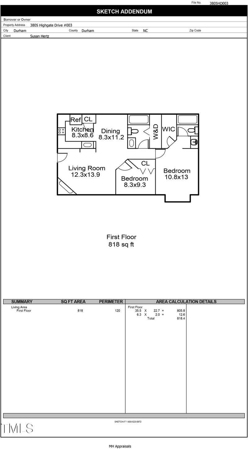 3805 Chimney Ridge Pl #003, Durham, NC 27713