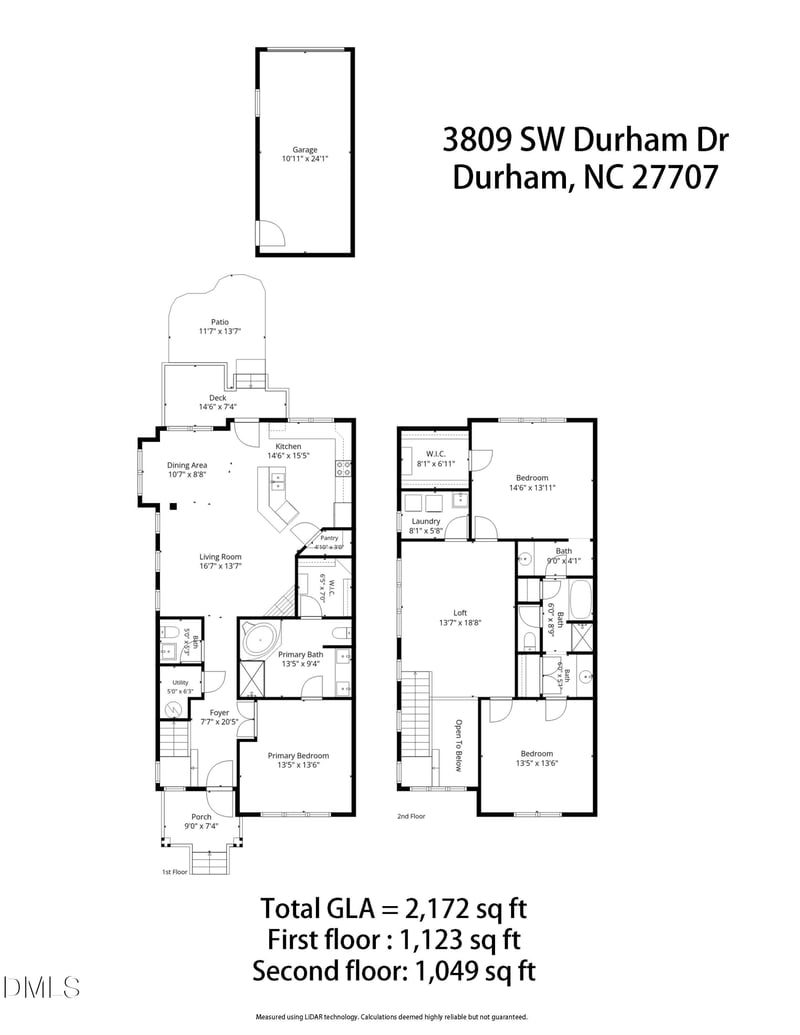 3809 Southwest Durham Dr, Durham, NC 27707